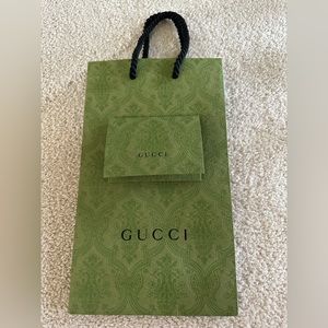 Gucci gift bag with recipe pouch as an added bonus